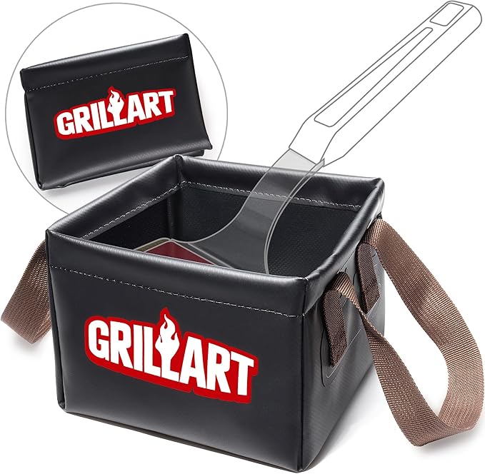 GRILLART Grill Brush Bristle Free, Soak Basin,